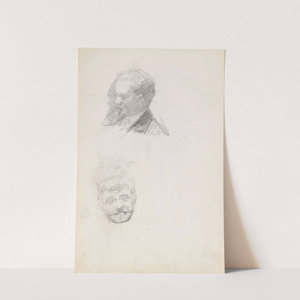 To mannsportretter by Signe Scheel