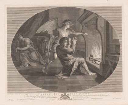 Tobias’ wedding night (1767)