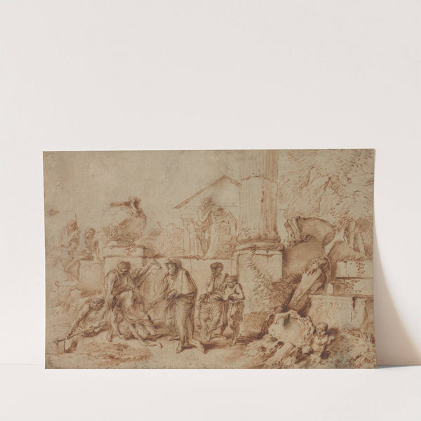 Tobit Burying the Dead by Giovanni Benedetto Castiglione