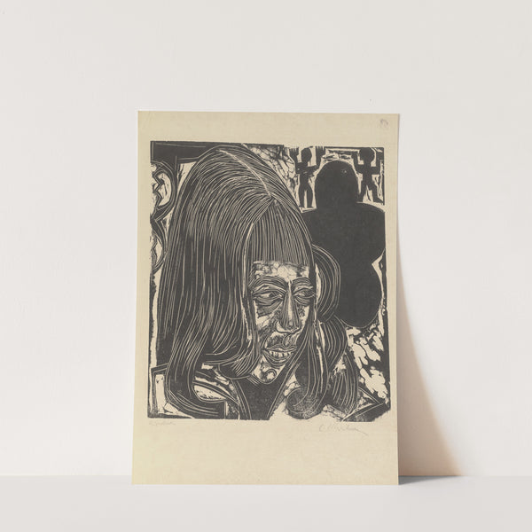 Tochter Sternheim. – Portrait Dorothea Sternheim (1916) by Ernst Ludwig Kirchner