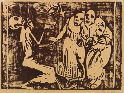 Tod als Jongleur (Revolution) (1918)