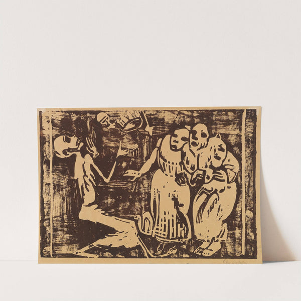 Tod als Jongleur (Revolution) (1918) by Christian Rohlfs