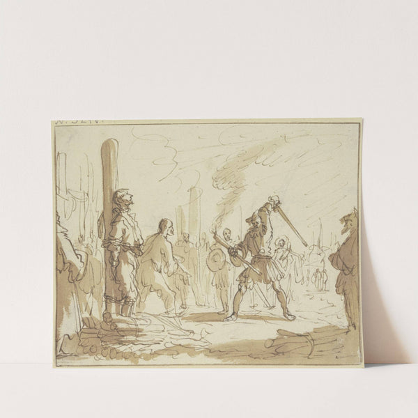 Tod des Antonius Ijsbaarts zu Tielt (1685) by Jan Luyken
