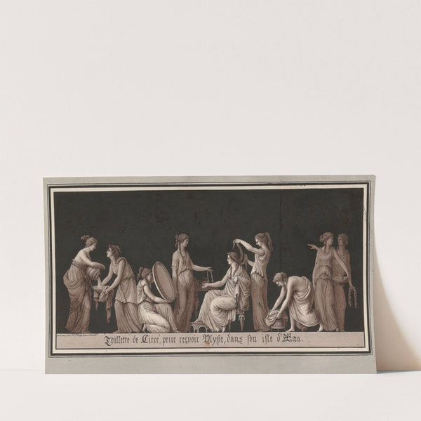Toillette de Circé, pour reçvoir Ulysse, dans son isle d’Aeaea (1777-1825) by Jean Jacques Lequeu