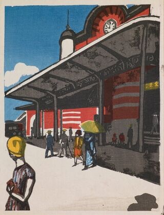 Tokyo Station, from the series ‘Recollections of Tokyo’