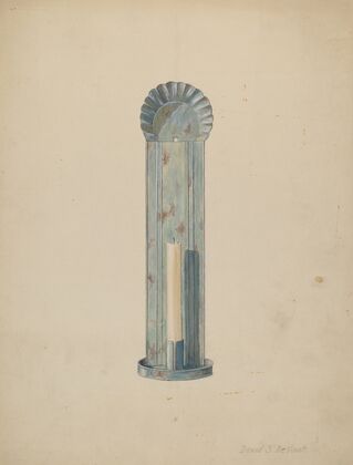 Tole Candlebrum