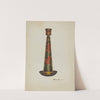 Toleware Candlestick by John Hall