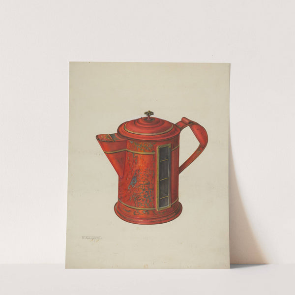 Toleware Coffee Pot by Nicholas Acampora