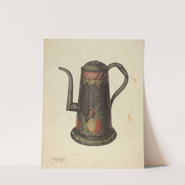 Toleware Coffee Pot by Nicholas Acampora