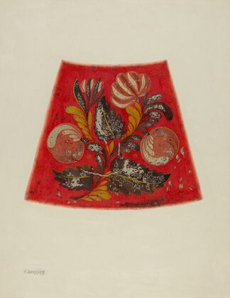 Toleware Coffee Pot