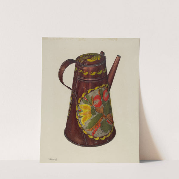Toleware Coffee Pot by Charles Henning