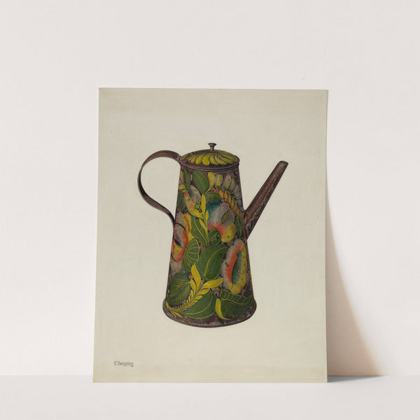 Toleware Coffee Pot by Charles Henning