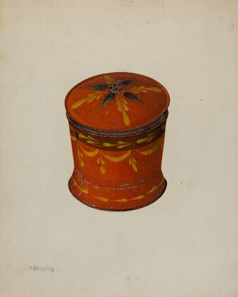 Toleware Sugar Bowl