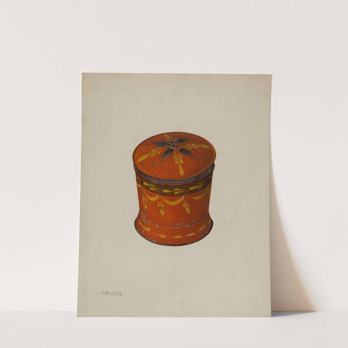 Toleware Sugar Bowl by Charles Henning