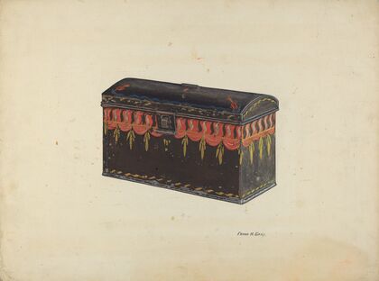 Toleware Tin Box