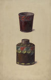 Toleware Tin Cannister