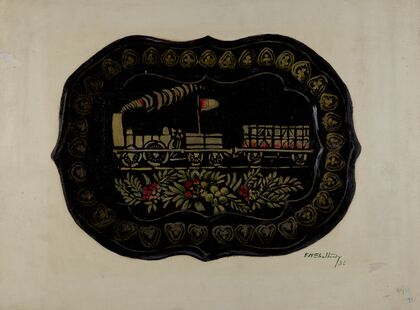 Toleware Tin Tray