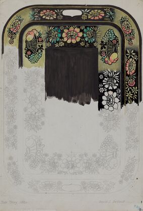 Toleware Tray