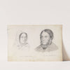 Tolline Messelt; Ole Olsen Messelt (1843) by Adolph Tidemand