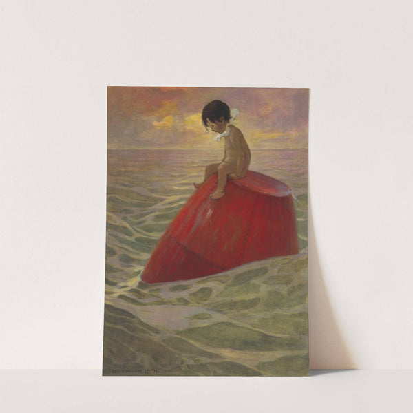 Tom sat upon the buoy long days by Jessie Willcox Smith