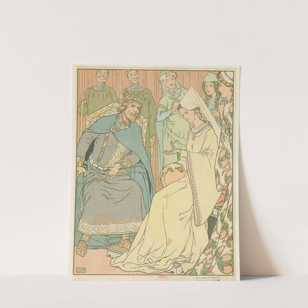 Tom Thumb with the king and queen (1922) by Leonard Leslie Brooke