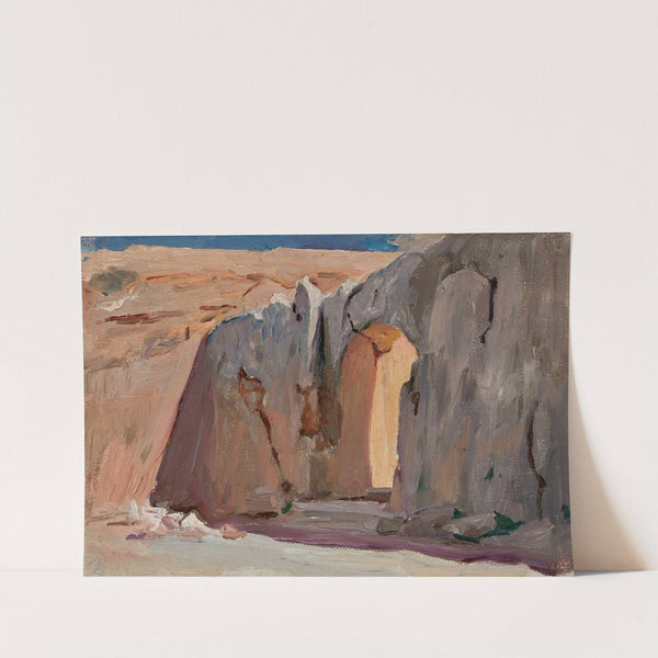 Tombs of the kings in Jerusalem. From the journey to Palestine by Jan Ciągliński