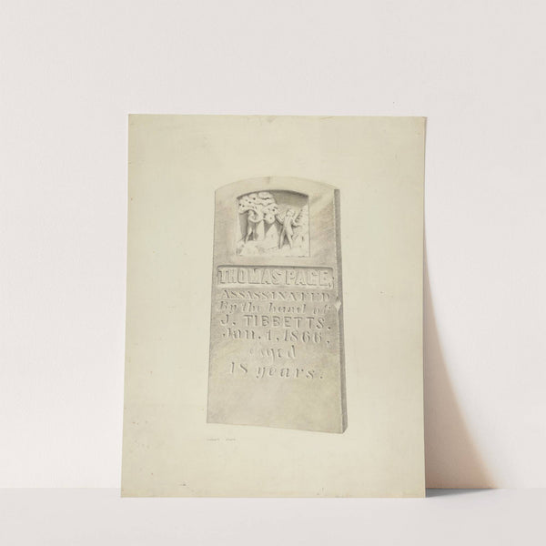 Tombstone (c. 1939) by Robert Clark