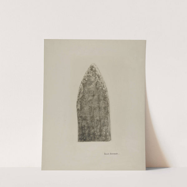 Tombstone (c. 1941) by Ursula Lauderdale