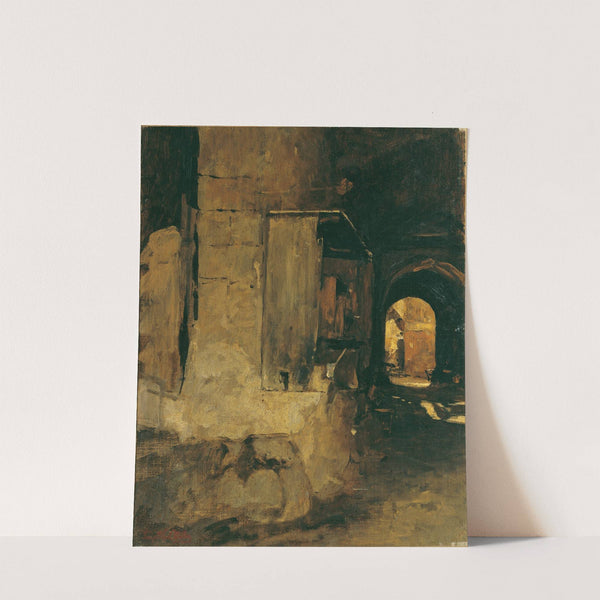 Tor eines arabischen Hauses by Leopold Carl Müller