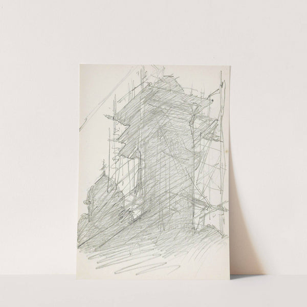 Toren in de steigers by Reijer Stolk