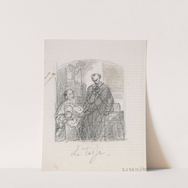 Torquato Tasso, Dressed as a Sheperd, Visits his Sister Cornelia in Sorrento by Nicaise De Keyser