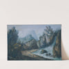 Torrent and Waterfall in the Alps (1792) by Louis Belanger