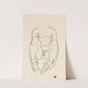 Torso of a Seated Woman with Boots (1918) by Egon Schiele