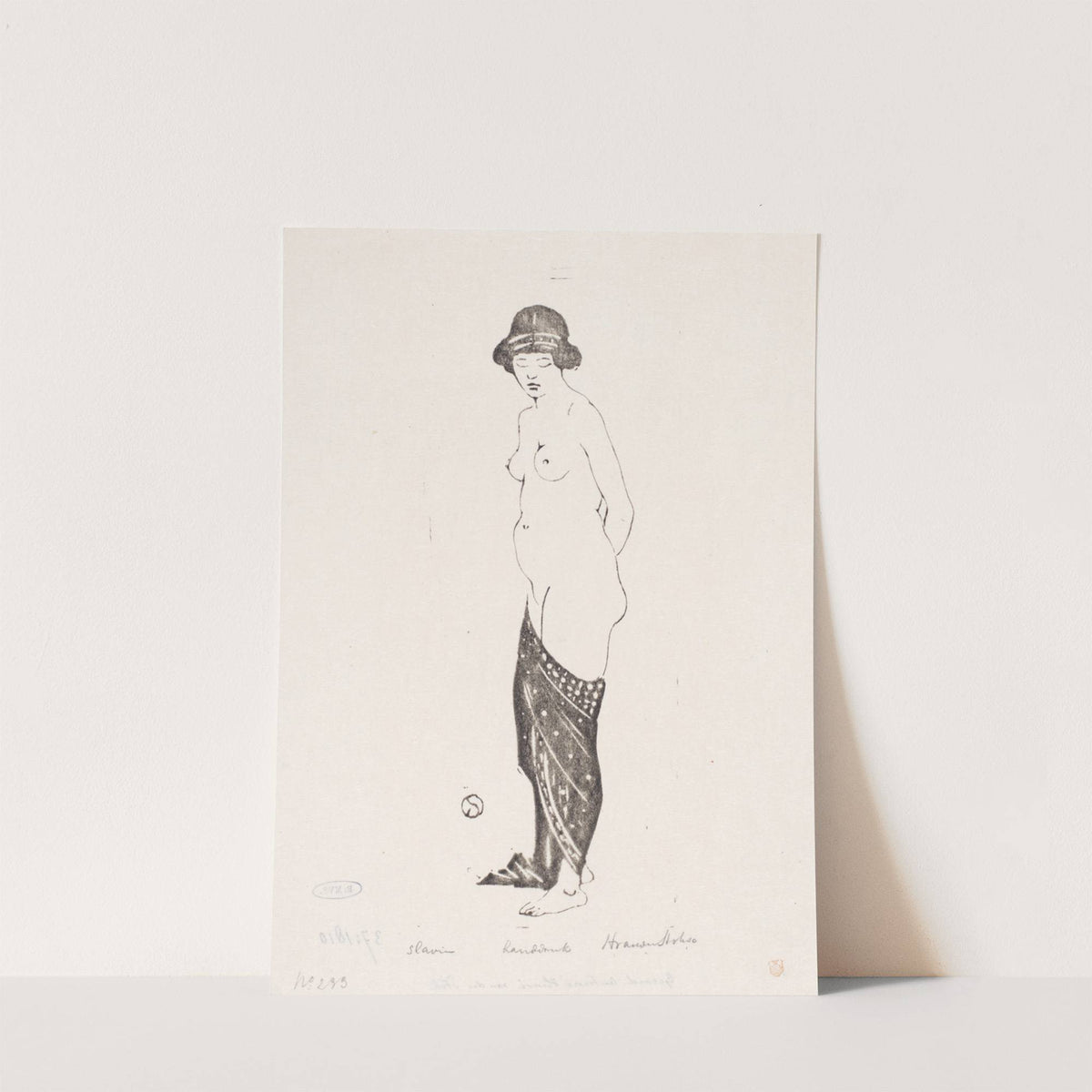 Tot slaaf gemaakte vrouw (1880 - 1937) by Henri van der Stok