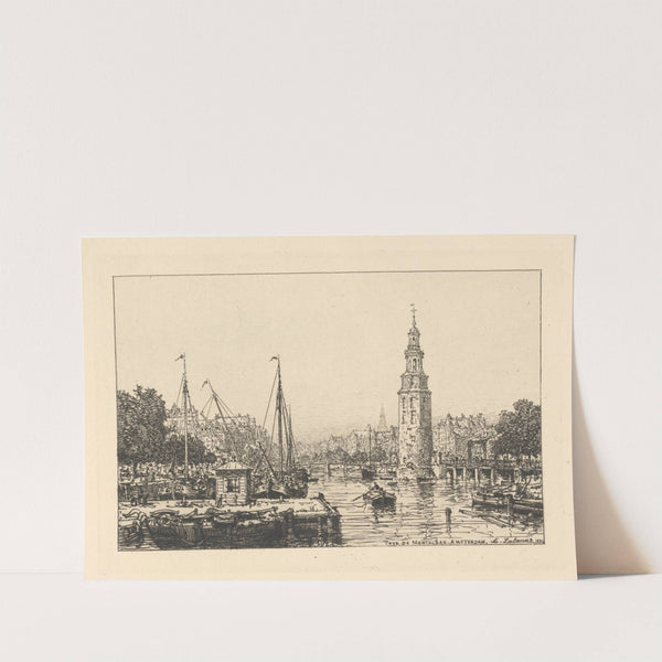 Tour de Montalban, Amsterdam (1881) by Maxime Lalanne