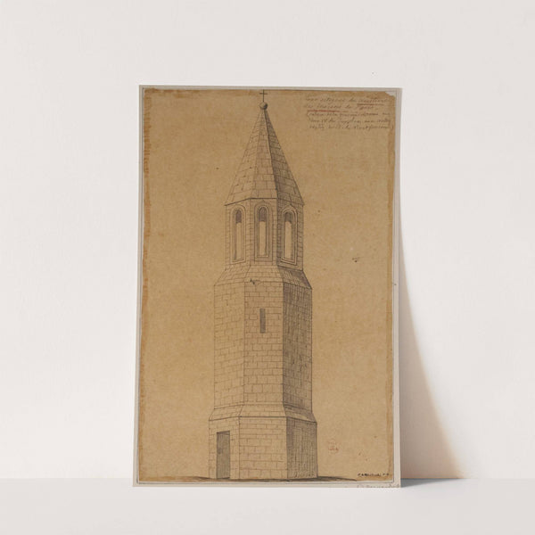 Tour octogone du cimetière des Innocens de Paris by Alfred Bonnardot