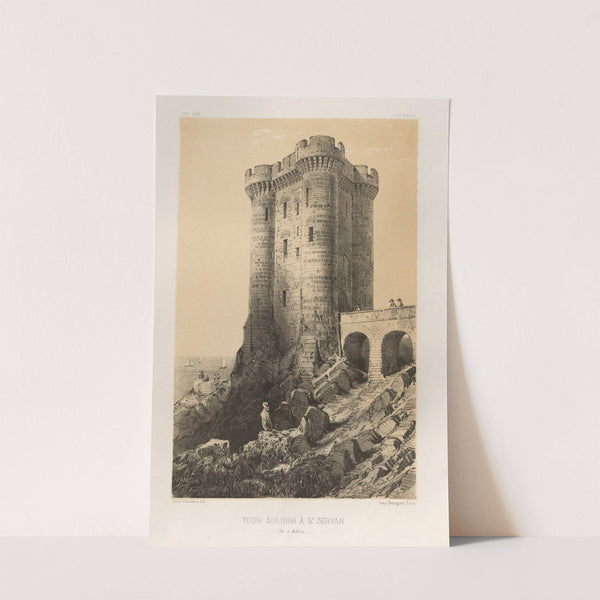 Tour Solidor a St. Servan (Ille-et-Vilaine) (1860) by Victor Petit