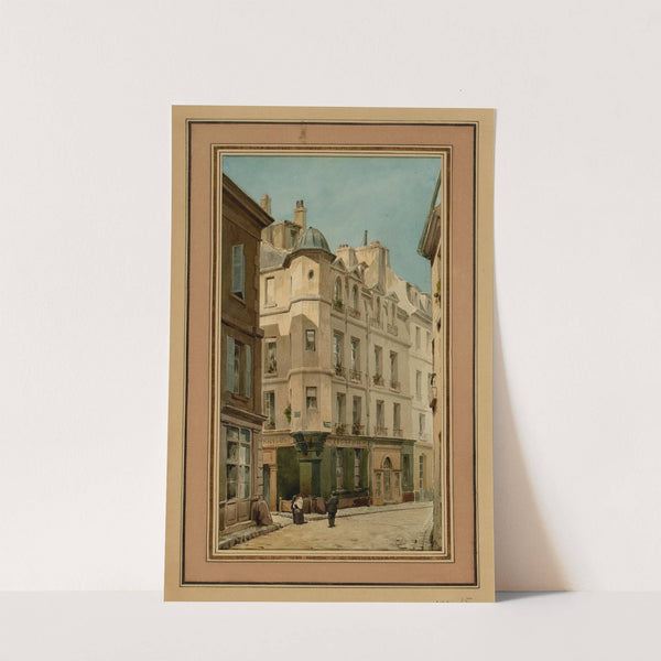 Tourelle rue du Jardinet en 1869 by Louis-Martial-Théodat Masson