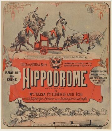 Tous les soirs à 8h 1-2…, Hippodrome. Ismaïloff en Chine. (1879)