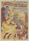 Tous les soirs, Concert du 20ème siècle. 138 boulevard ménilmontant, en haut de la rue Oberkampf (1895)