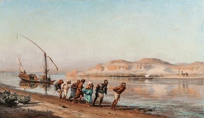 Towing On The Nile