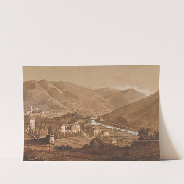 Town in an Alpine Valley by Victor-Jean Nicolle