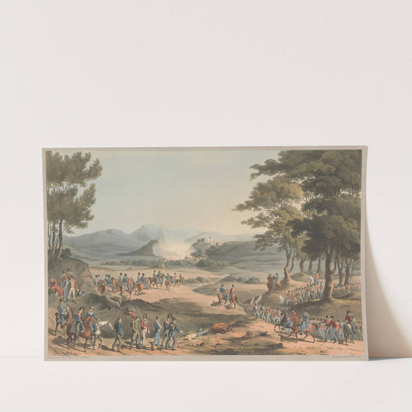 Town of Poinbal. Evacuated by the French on the Morning of 11 March 1811 (1811) by Charles Turner