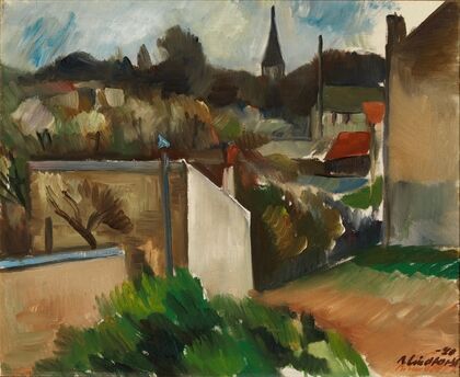Town view, France