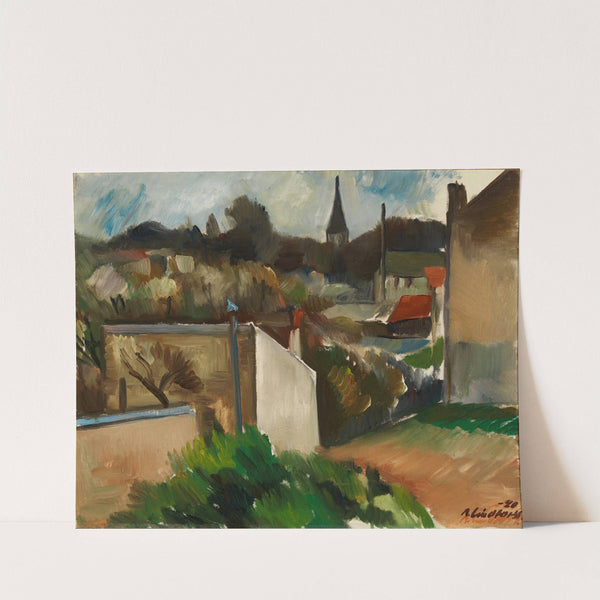Town view, France by Anton Lindforss