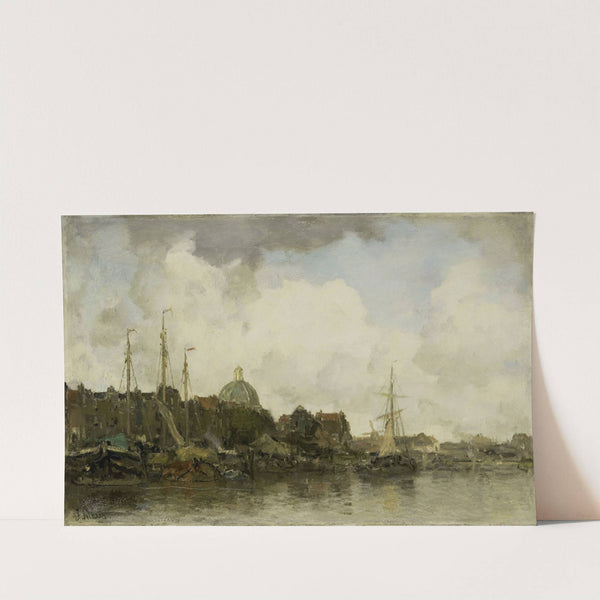 Townscape with a Domed Church by Jacob Maris