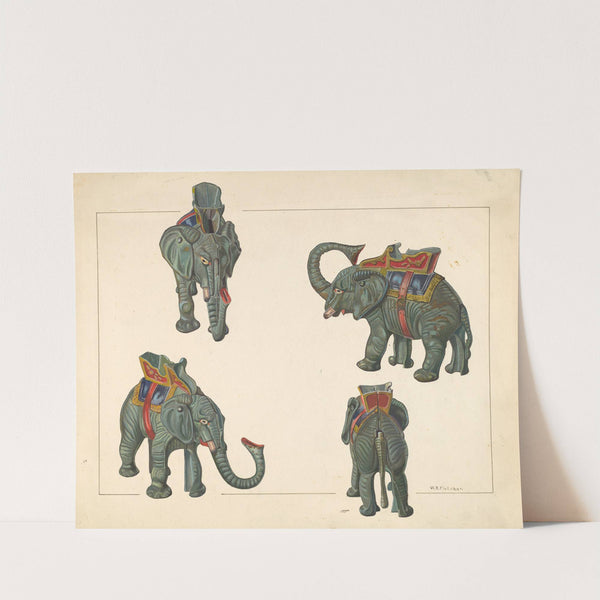 Toy Bank - Elephant by William O. Fletcher