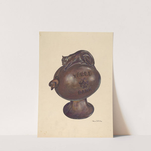 Toy Bank - Tabby Cat by George File