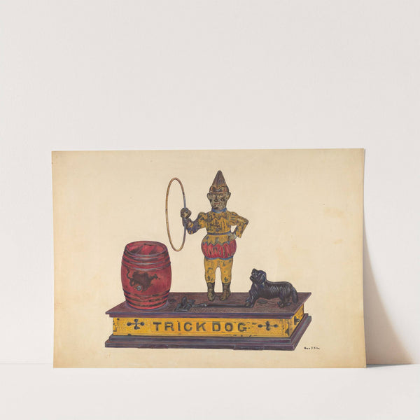 Toy Bank &#8211; Trick Dog (c. 1937) by George File