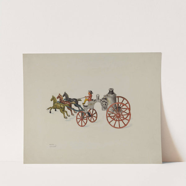 Toy Fire Engine by Harry Grossen